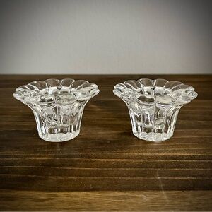 Vintage KIG Daisy Candle Stick Holders